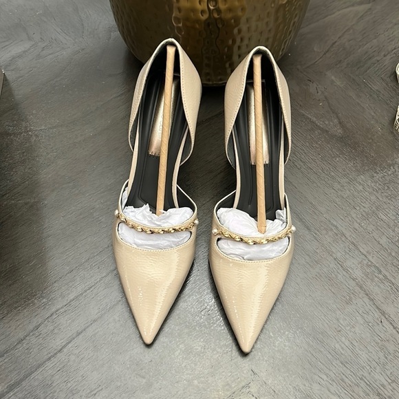 FRANCO SARTO Azara Pumps Cashmere Beige Faux Patent - Picture 4 of 13